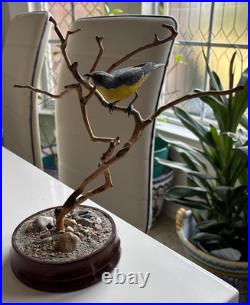 Geoffrey & Joanie Skeete Wood Carving Finely Carved Bird Sculpture Figure Skeet