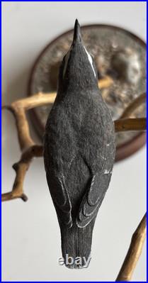 Geoffrey & Joanie Skeete Wood Carving Finely Carved Bird Sculpture Figure Skeet