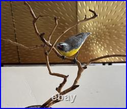 Geoffrey & Joanie Skeete Wood Carving Finely Carved Bird Sculpture Figure Skeet