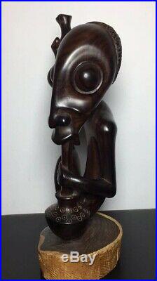 George Lilanga Wood Carved Sculpture