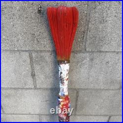 Giant 50 Paintbrush Wood Sculpture Livio de Marchi Italy Signed Estate Fresh