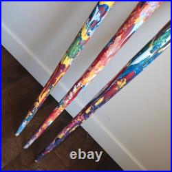 Giant Oversize Paintbrush Wood Sculpture Livio de Marchi Italy Artist Think Big