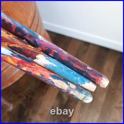 Giant Oversize Paintbrush Wood Sculpture Livio de Marchi Italy Artist Think Big