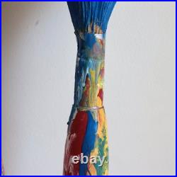 Giant Oversize Paintbrush Wood Sculpture Livio de Marchi Italy Artist Think Big