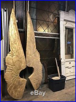 Giant Set Angel Wings Carved Wood Angel Wings Home Decor