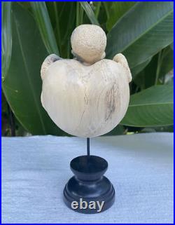 Gorgeous Octopus Heart, Caved Octopus on Heart, carved Octopus Love Sculpture Gorgeous Octopus Heart, Caved Octopus on Heart, carved Octopus Love Sculpture