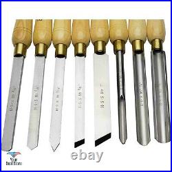 Gouge Wood Chisel Set Lathe Chisels Woodworking Tools Carving With Wooden Case