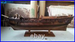 HMS Royal Caroline 1749 Scale 1/50 33 Pear wood Carving pieces Wood Ship kit