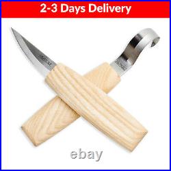 HUTSULS Wood Carving Sloyd Hook Knives Whittling Spoon Kuksa Beginner Tools Gift