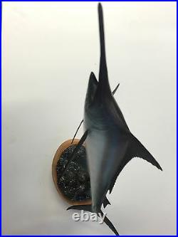 Hand Carved Blue Marlin By Chris Kight