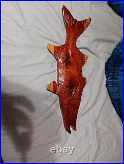 Hand Carved Cedar Snook