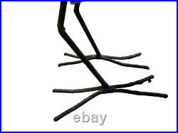 Hand Carved Driftwood Sculpture Bird on Steel Legs by James P. Morton