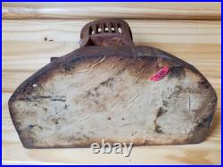 Hand Carved Original Wood Carl Hallsthammar Folk Art Figural Sculpture Rare