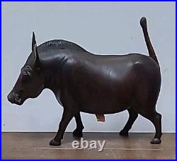 Hand Carved Wood African WARTHOG Rosewood Figure Signed 1985 Kenya