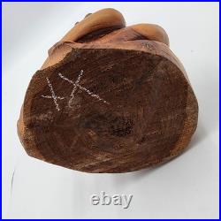 Hand Carved Wood Female Figure Sculpture Mid-Century Modern Art Nude Figurative Hand Carved Wood Female Figure Sculpture Mid-Century Modern Art Nude Figurative