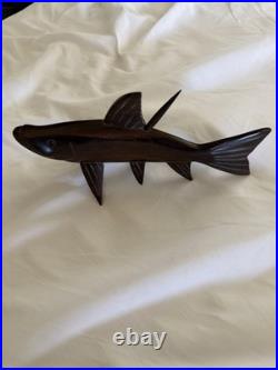 Hand Carved Wood Tarpon Fish