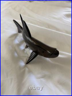 Hand Carved Wood Tarpon Fish