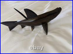 Hand Carved Wood Tarpon Fish