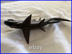 Hand Carved Wood Tarpon Fish