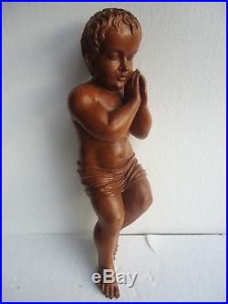 Hand Carved wood Christ Child, Baby JESUS sculpture statue Religious 23'' TALL