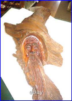 Hand Wood Carving Tree Man By John H. Persun, Murrysville Pa. 2004 Ooak