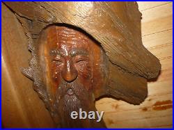 Hand Wood Carving Tree Man By John H. Persun, Murrysville Pa. 2004 Ooak