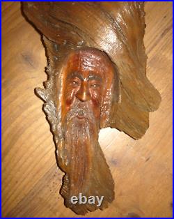 Hand Wood Carving Tree Man By John H. Persun, Murrysville Pa. 2004 Ooak