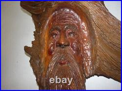 Hand Wood Carving Tree Man By John H. Persun, Murrysville Pa. 2004 Ooak