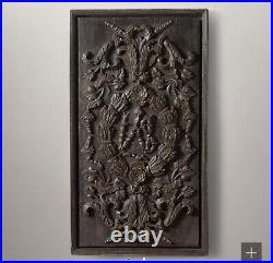 Hand-carved Rococo Wood Panel