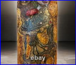 Hand-carved Skateboard Deck Fine Art For Display Not Approved For Play