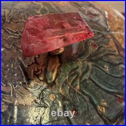 Hand-carved Skateboard Deck Fine Art For Display Not Approved For Play