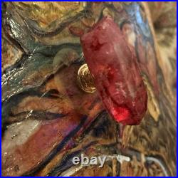 Hand-carved Skateboard Deck Fine Art For Display Not Approved For Play