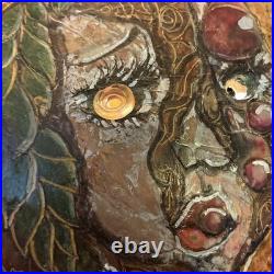 Hand-carved Skateboard Deck Fine Art For Display Not Approved For Play