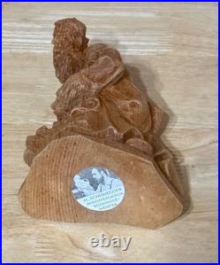 Hand carved sculpture by Hans Schuhegger