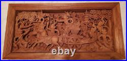 Handcarved Teakwood Woodcarving Lanna Era