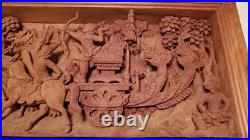 Handcarved Teakwood Woodcarving Lanna Era