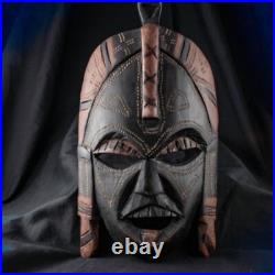 Handcraft Ghana Tribal Wood Vintage Head Sculpture