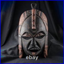 Handcraft Ghana Tribal Wood Vintage Head Sculpture