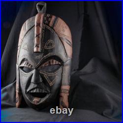Handcraft Ghana Tribal Wood Vintage Head Sculpture