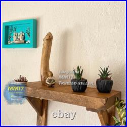 Handmade Custom standing wooden penis sculpture art object Replica Handmade Custom standing wooden penis sculpture art object Replica