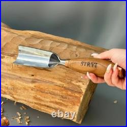 Handmade Wood Carving Chisel Large Forged Sculpture Gouge Sweep Handmade Wood Carving Chisel Large Forged Sculpture Gouge Sweep