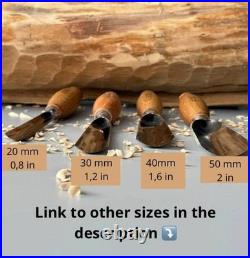 Handmade Wood Carving Chisel Large Forged Sculpture Gouge Sweep Handmade Wood Carving Chisel Large Forged Sculpture Gouge Sweep