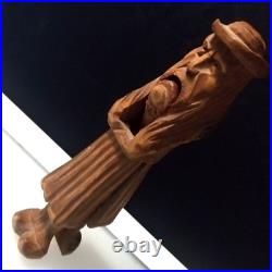Henri Gouzien statuaire Lorient France wood sculpture OOAK nutcracker 1900's