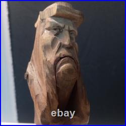 Henri Gouzien statuaire Lorient France wood sculpture OOAK nutcracker 1900's