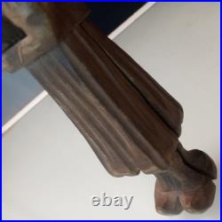 Henri Gouzien statuaire Lorient France wood sculpture OOAK nutcracker 1900's