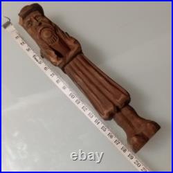 Henri Gouzien statuaire Lorient France wood sculpture OOAK nutcracker 1900's