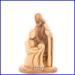 Holy Family Hand Carved Figurine, 7.3 from Olive Wood
