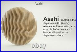 Home décor acoustic minimalistic Parametric Modern plywood Wall Art 3D Asahi