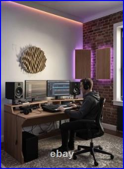 Home décor acoustic minimalistic Parametric Modern plywood Wall Art 3D Pluto