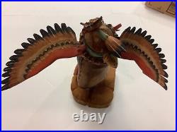 Hopi Kachina Doll The Eagle Dancer Wood Carving By Harry Bert 1989
